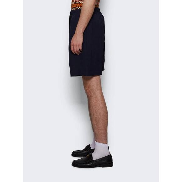 Dries Van Noten Mens Piperi Shorts in Navy 46 M - Picture 2 of 5
